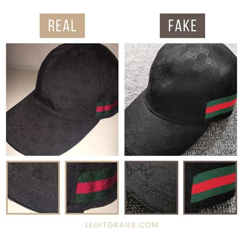 gucci cap real vs fake|is a gucci hat real.